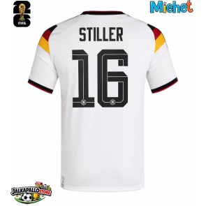 Saksa Angelo Stiller #16 Kotipaita MM-kisat 2026 Lyhythihainen